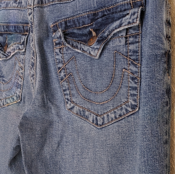 Ethyl acid wash denim with copper and sapphire details - Picture 7 of 9